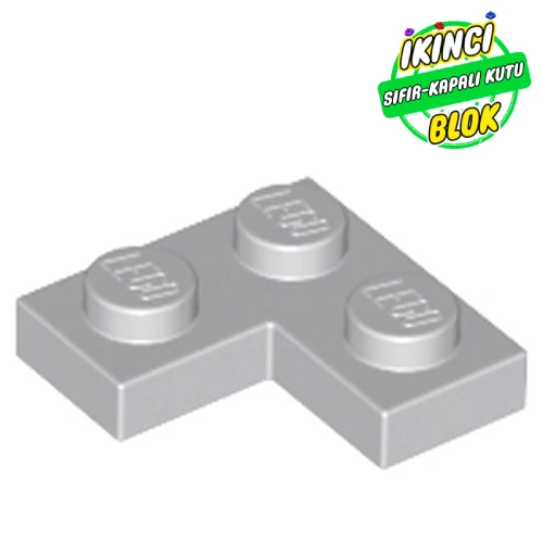 LEGO® Plate 2 x 2 Corner Açık Mavimsi Gri Sıfır