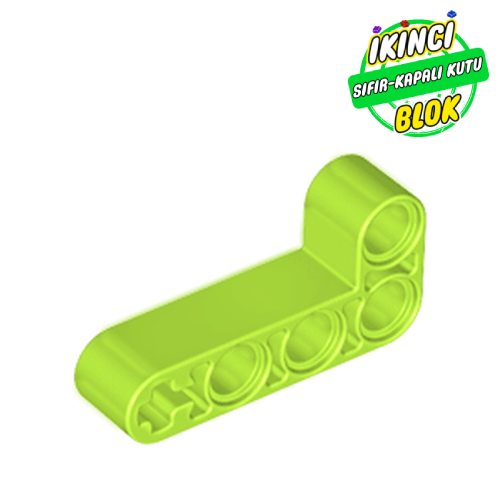 LEGO® 2 x 4 Liftarm L Format Limon Yeşili Sıfır