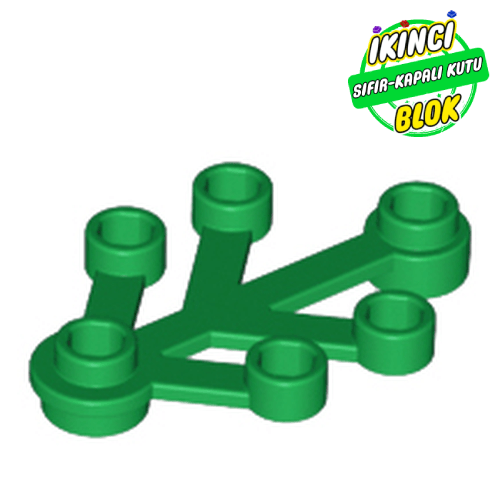 LEGO® 4 x 3 Bitki Yaprakları Yeşil Sıfır