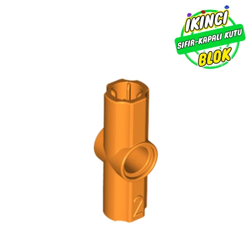 LEGO® 2 Numara Aks Bağlayıcısı Turuncu Sıfır