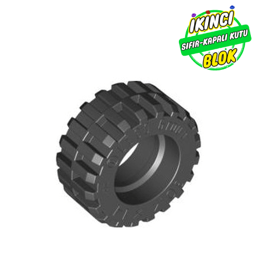 LEGO® 30.4 x 14 Offroad Lastik Siyah Sıfır