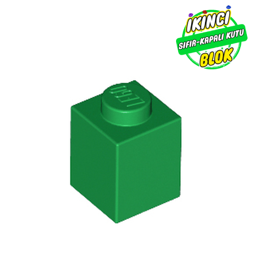LEGO® 1 x 1 Tuğla Yeşil Sıfır