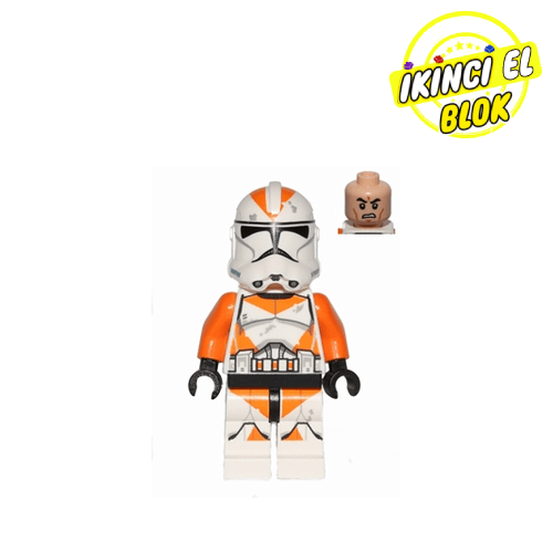 LEGO® Minifigür Clone Trooper, 212th Attack Battalion, Orange Markings İkinci El