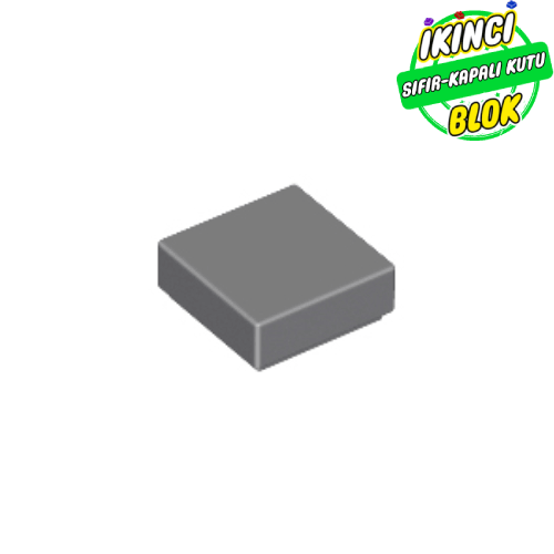 LEGO® 1 x 1 Düz Plaka Koyu Mavimsi Gri Sıfır