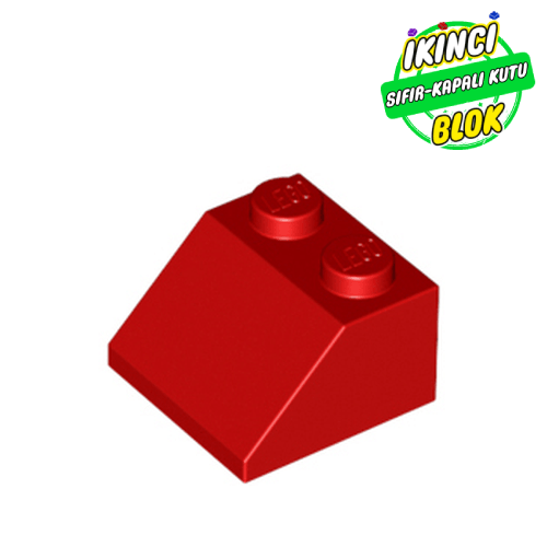 LEGO® 2 x 2 45 Derece Eğimli Parça Kırmızı Sıfır