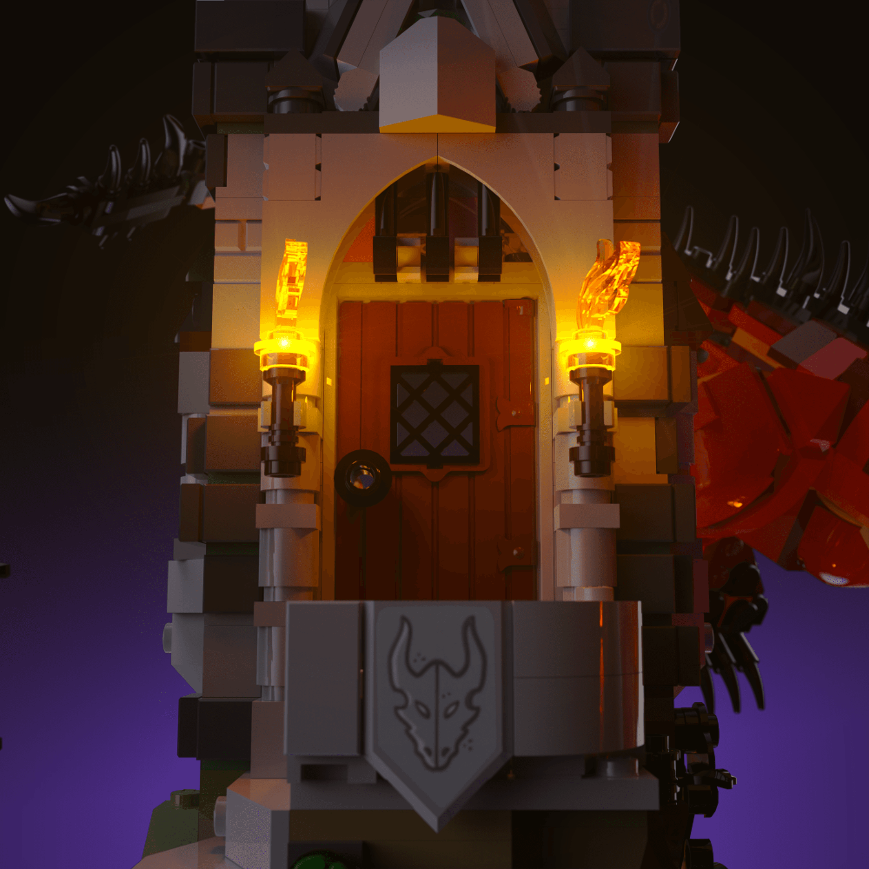 LEGO® 21348 Dungeons & Dragons: Red Dragon's Tale Işık Kiti