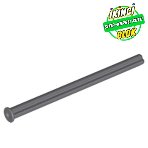 LEGO® Technic Axle 8 with Stop Koyu Mavimsi Gri Sıfır