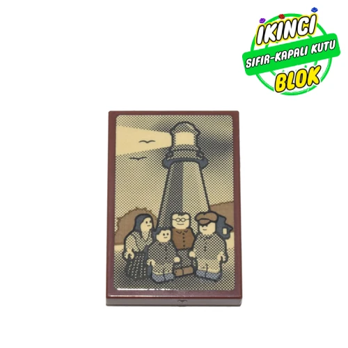 LEGO® Tile 2 x 3 Kırmızımsı Kahverengi Sıfır