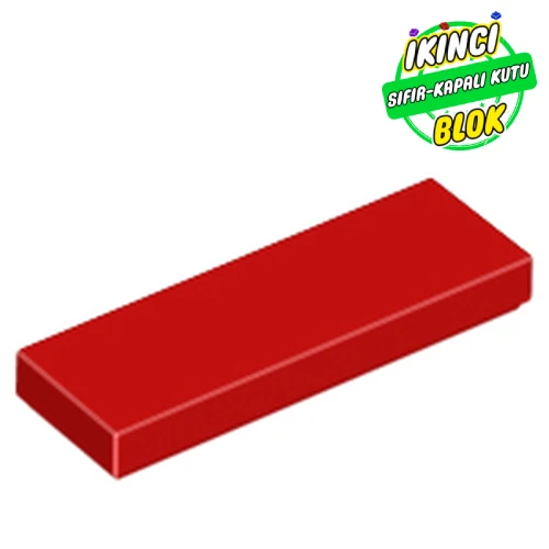 LEGO® Tile 1 x 3 Kırmızı Sıfır
