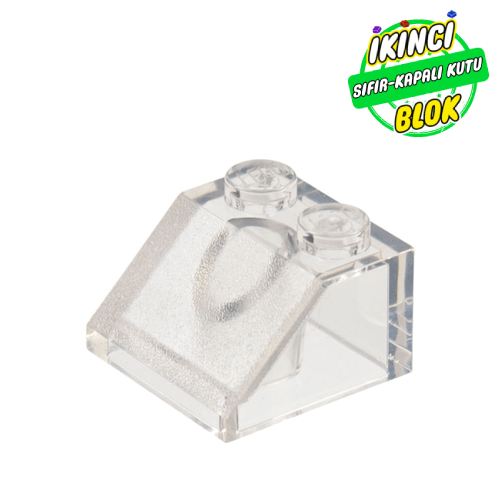 LEGO® 2 x 2 45 Derece Eğimli Parça Şeffaf Sıfır
