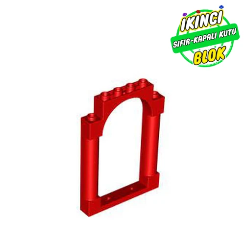 LEGO® 1 x 6 x 7 Kapı Kirişi Kırmızı Sıfır