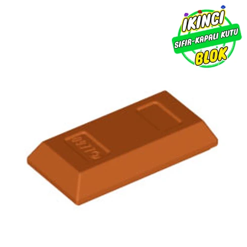 LEGO® 1 x 2 Külçe Koyu Turuncu Sıfır