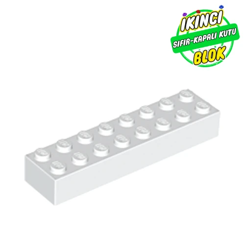 LEGO® 2 x 8 Tuğla Beyaz Sıfır
