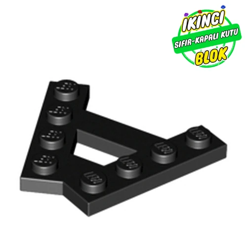 LEGO® Wedge Plate 4 Stud 45° Angle Plate Siyah Sıfır