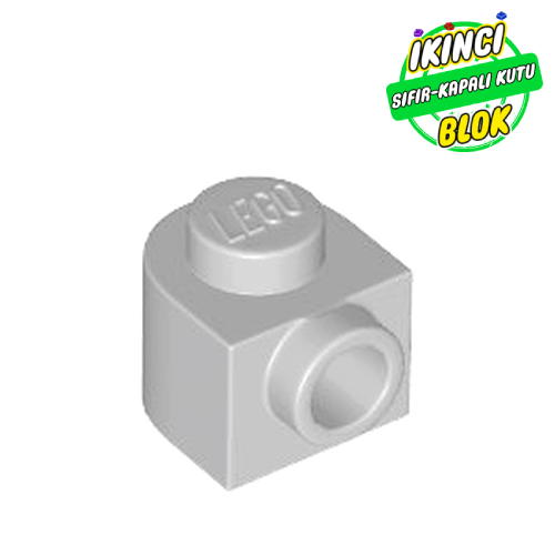 LEGO® 1 x 1 x 2/3 Yarım Kavisli Açık Studlı Tuğla Açık Mavimsi Gri Sıfır