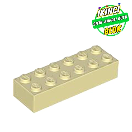 LEGO® Brick 2 x 6 Bej Sıfır