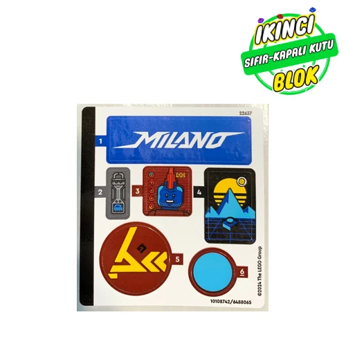 LEGO® Sticker Sheet for Set 76286-1 Renk Yok / Herhangi Bir Renk Sıfır