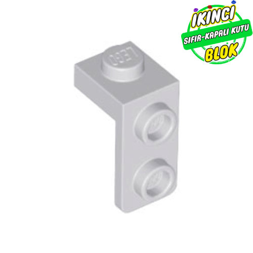 LEGO® 1 x 1 ve 1 x 2 Braket Açık Mavimsi Gri Sıfır