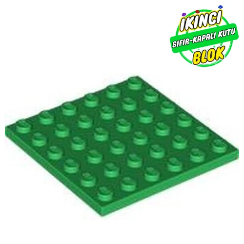 LEGO® Plate 6 x 6 Yeşil Sıfır