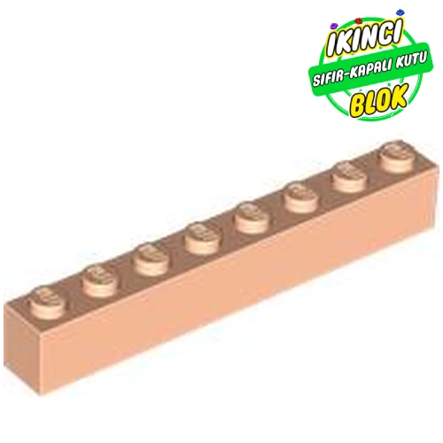 LEGO® Brick 1 x 8 Açık Nugat Sıfır