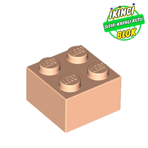 LEGO® Brick 2 x 2 Açık Nugat Sıfır