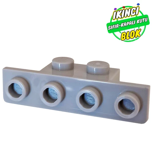 LEGO® Bracket 1 x 2 - 1 x 4 [Rounded Corners at Bottom, Square Corners at Top] Açık Mavimsi Gri Sıfır