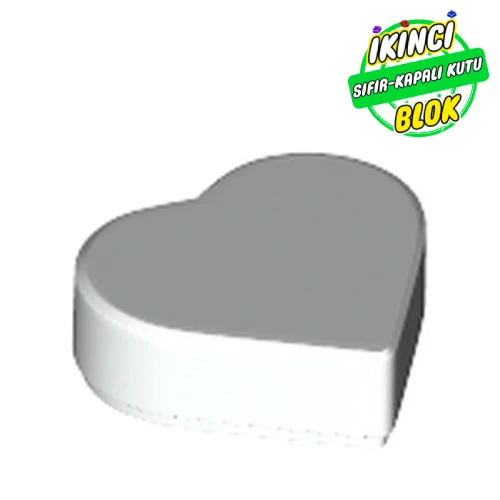 LEGO® Tile 1 x 1 Heart Beyaz Sıfır