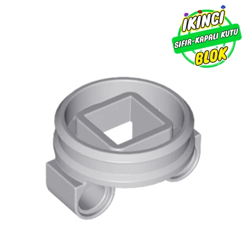 LEGO® 28 Dişli Dönen Parça Göbeği Açık Mavimsi Gri Sıfır