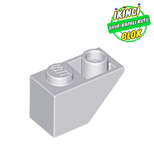LEGO® 2 x 1 Eğimli Tuğla 45 Derece Ters Açık Mavimsi Gri Sıfır