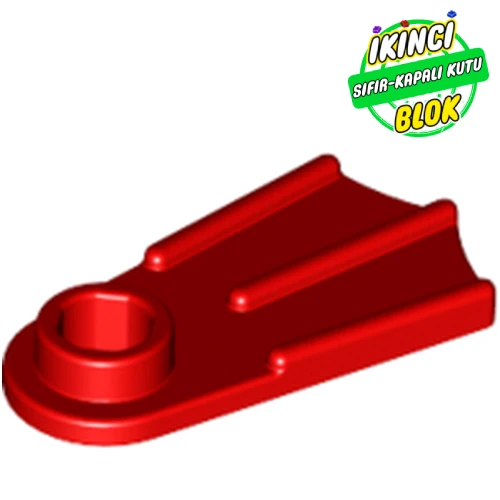 LEGO® Minifig Footwear Flipper [Thick] Kırmızı Sıfır