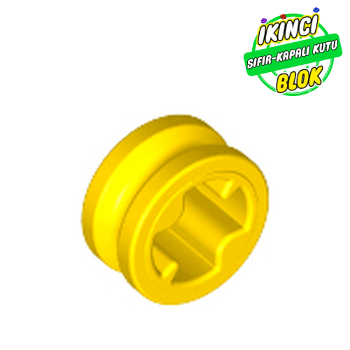 LEGO® 1/2 Düz Technic Tıpa Sarı Sıfır