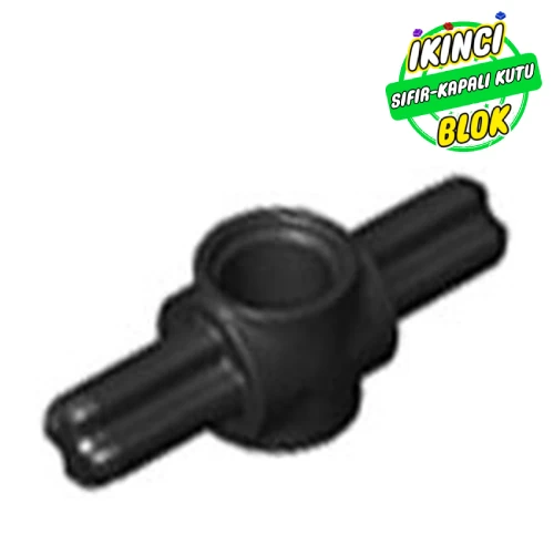 LEGO® 2 Aks çıkışlı Pim Bağlayıcı Siyah Sıfır