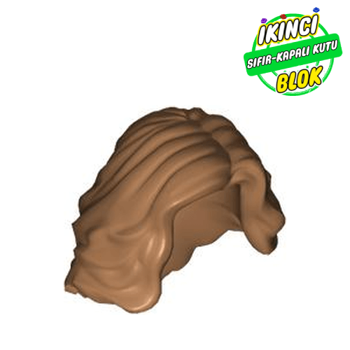 LEGO® Orta Uzunluklu Dalgalı Kadın Saçı Orta Karamel Sıfır