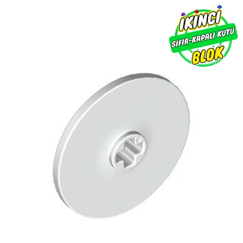 LEGO® Technic Disc 3 x 3 Beyaz Sıfır