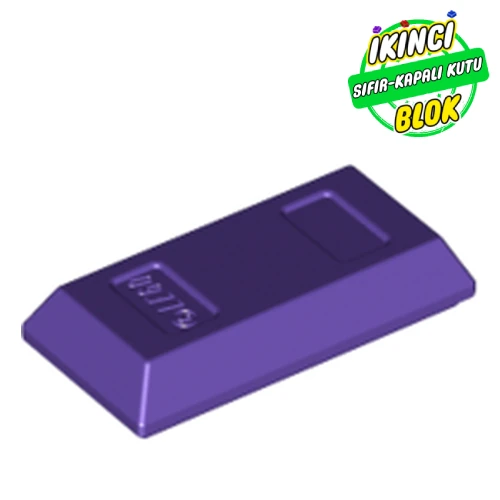 LEGO® 1 x 2 Külçe Koyu Mor Sıfır