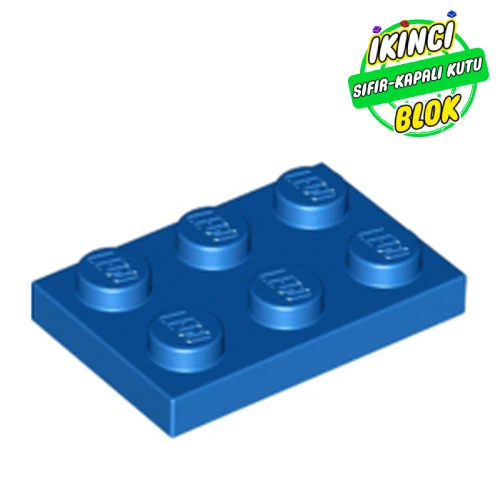 LEGO® Plate 2 x 3 Mavi Sıfır