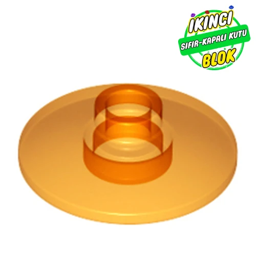 LEGO® Dish 2 x 2 Inverted [Radar] Şeffaf Turuncu Sıfır