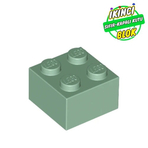 LEGO® 2 x 2 Tuğla Kum Yeşili Sıfır