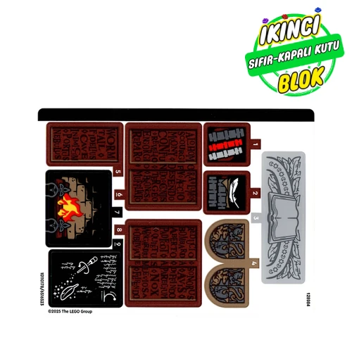 LEGO® Sticker Sheet for Set 76442-1 Renk Yok / Herhangi Bir Renk Sıfır