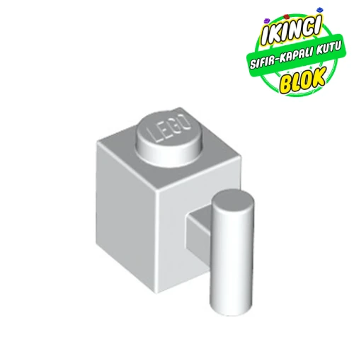 LEGO® Brick Special 1 x 1 with Handle Beyaz Sıfır