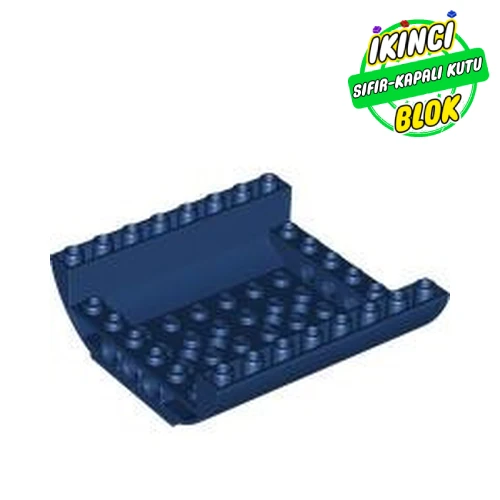 LEGO® Slope Curved 8 x 8 x 2 Inverted Double Koyu Mavi Sıfır