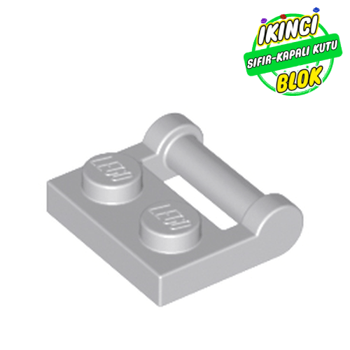 LEGO® 1 x 2 Çubuk Çıkışlı Plaka Açık Mavimsi Gri Sıfır
