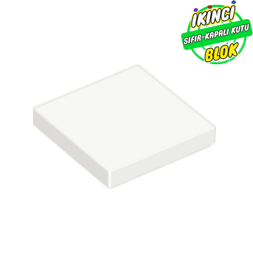 LEGO® 2 x 2 Düz Plaka Beyaz Sıfır