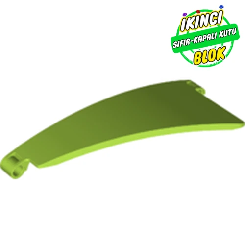 LEGO® 5 x 13 Sol Taraf 50 Numaralı Technic Panel Limon Yeşili Sıfır