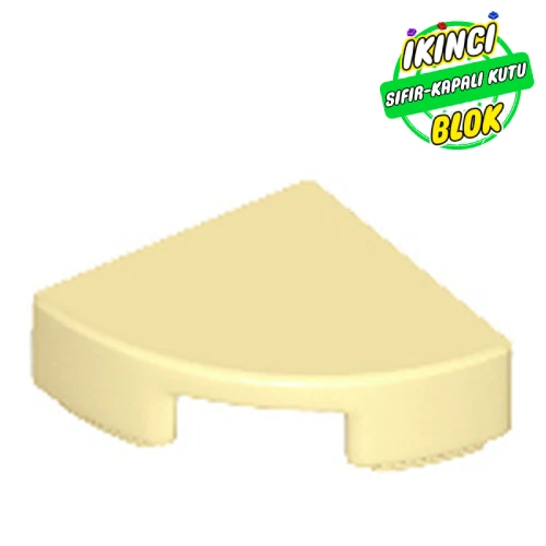 LEGO® Tile Round 1 x 1 Quarter Bej Sıfır
