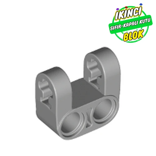 LEGO® 2 Pimli ve Aks Geçişli Technic Bağlantı Açık Mavimsi Gri Sıfır