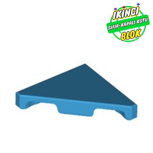LEGO® 2 x 2 Üçgen Düz Plaka Koyu Azur Sıfır