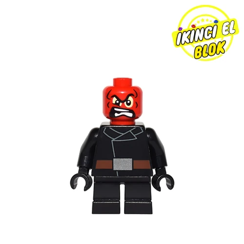 LEGO® Minifigür Red Skull with Short Legs İkinci El sh0251