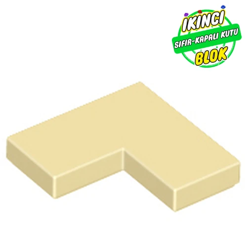 LEGO® Tile 2 x 2 Corner Bej Sıfır
