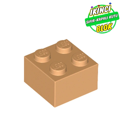LEGO® 2 x 2 Tuğla Orta Karamel Sıfır